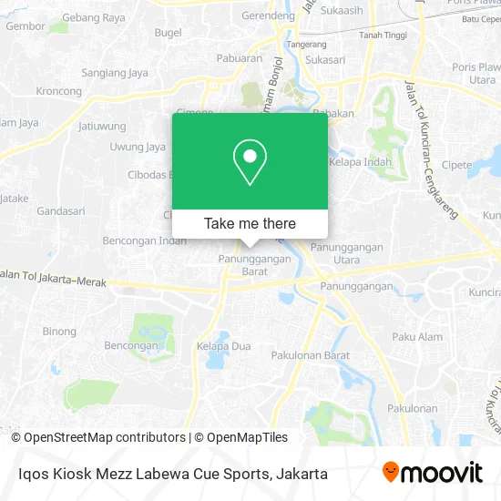 Iqos Kiosk Mezz Labewa Cue Sports map