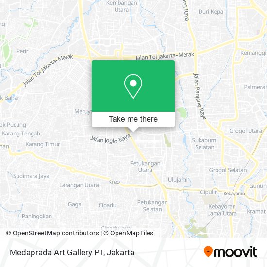 Medaprada Art Gallery PT map