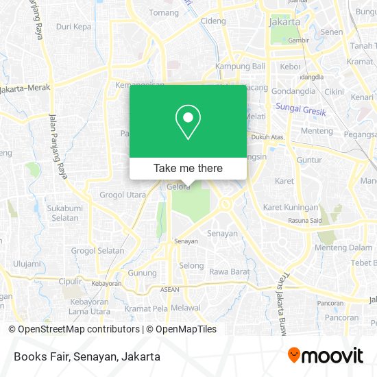 Books Fair, Senayan map