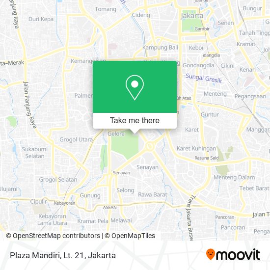 Plaza Mandiri, Lt. 21 map