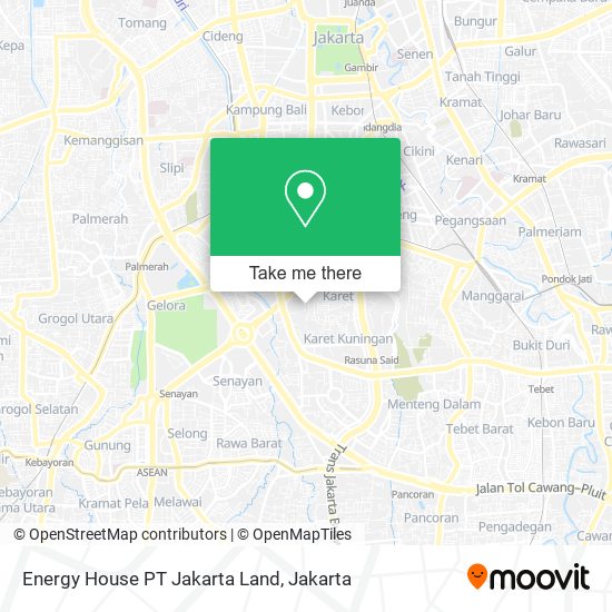 Energy House PT Jakarta Land map