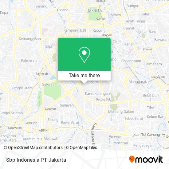 Sbp Indonesia PT map