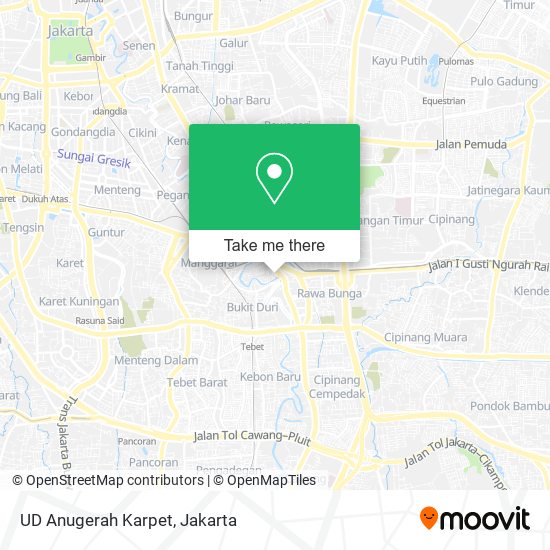 UD Anugerah Karpet map