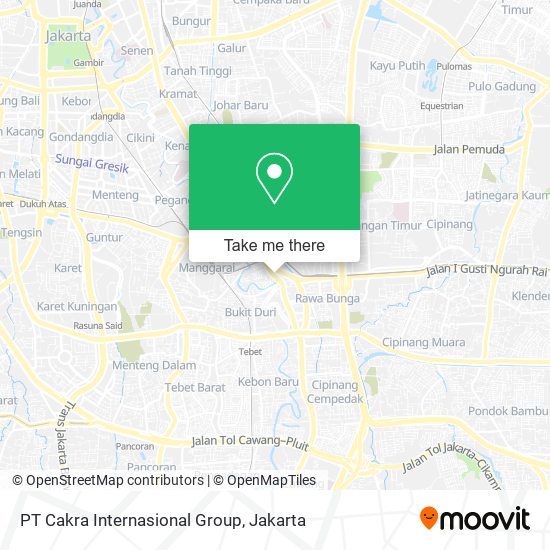 PT Cakra Internasional Group map