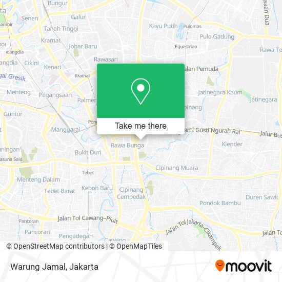 Warung Jamal map