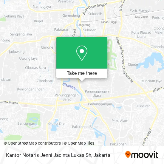 Kantor Notaris Jenni Jacinta Lukas Sh map