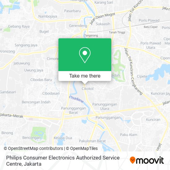 Philips Consumer Electronics Authorized Service Centre map