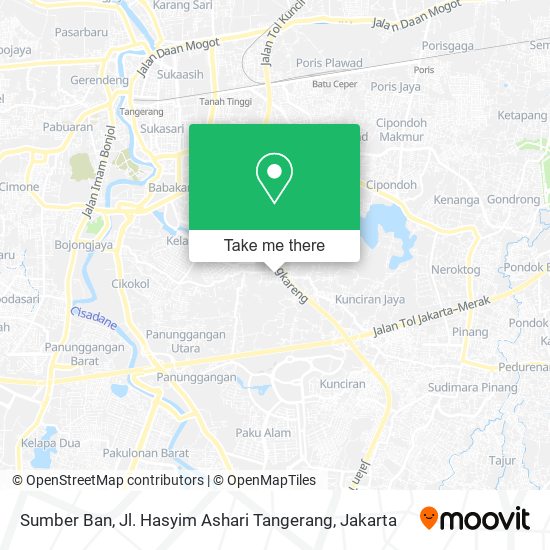 Sumber Ban, Jl. Hasyim Ashari Tangerang map