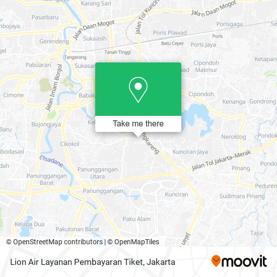 Lion Air Layanan Pembayaran Tiket map