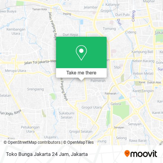 Toko Bunga Jakarta 24 Jam map