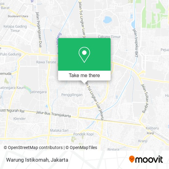 Warung Istikomah map