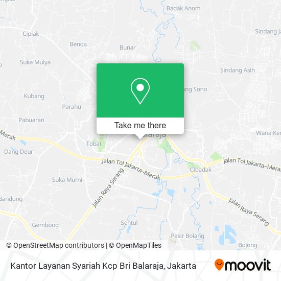 Kantor Layanan Syariah Kcp Bri Balaraja map