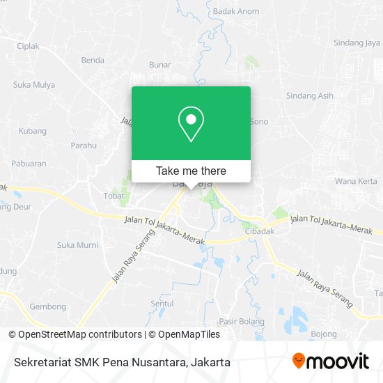Sekretariat SMK Pena Nusantara map