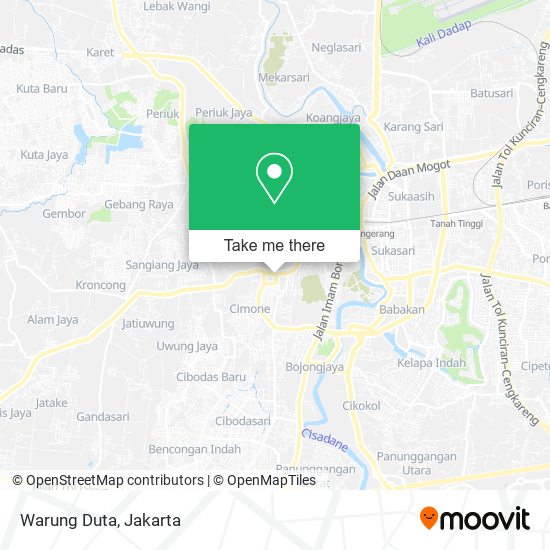 Warung Duta map