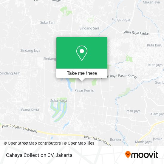 Cahaya Collection CV map