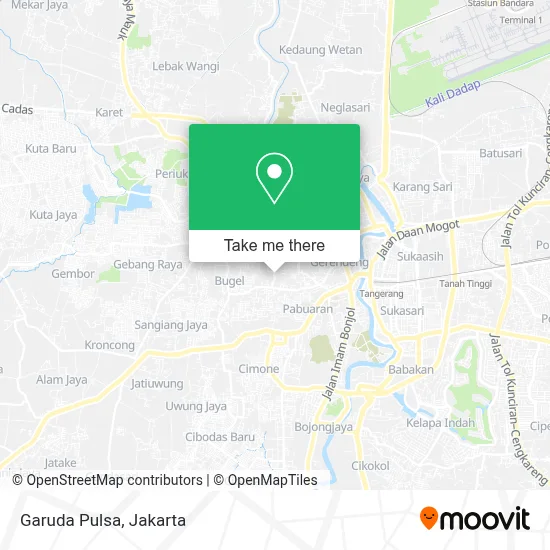 Garuda Pulsa map