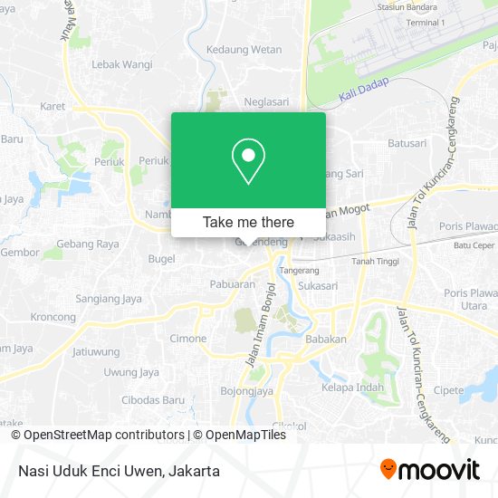 Nasi Uduk Enci Uwen map