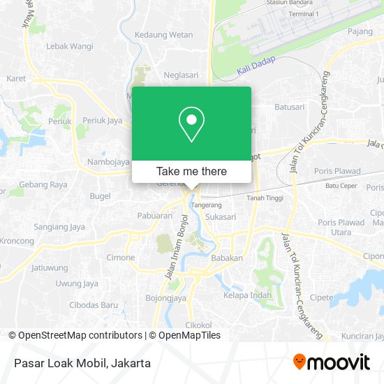 Pasar Loak Mobil map