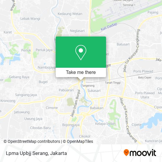 Lpma Upbjj Serang map