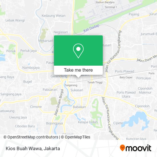 Kios Buah Wawa map