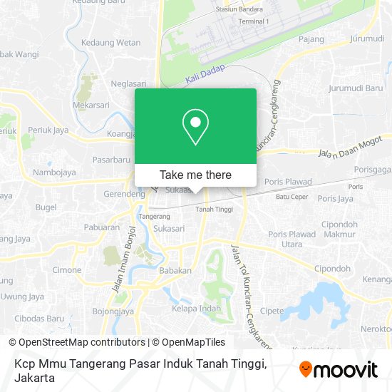 Kcp Mmu Tangerang Pasar Induk Tanah Tinggi map