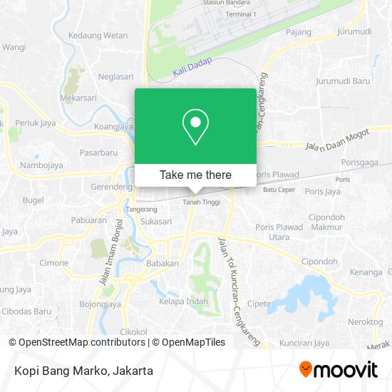 Kopi Bang Marko map