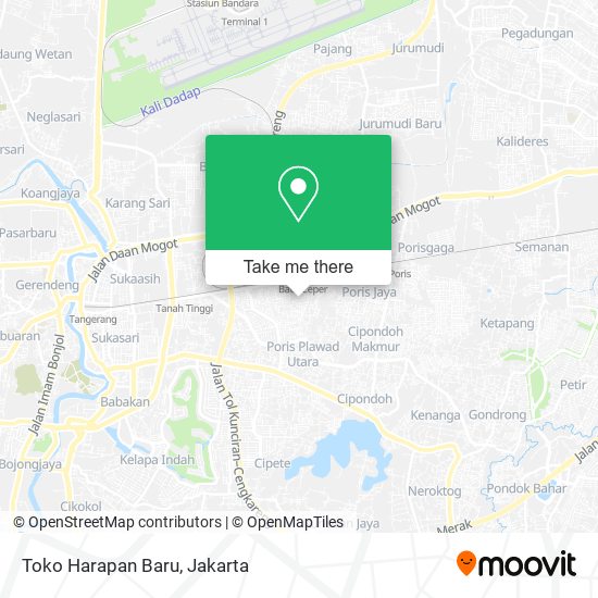 Toko Harapan Baru map