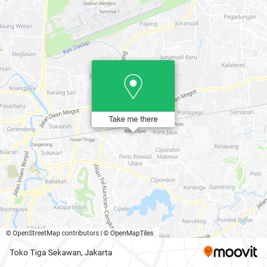 Toko Tiga Sekawan map