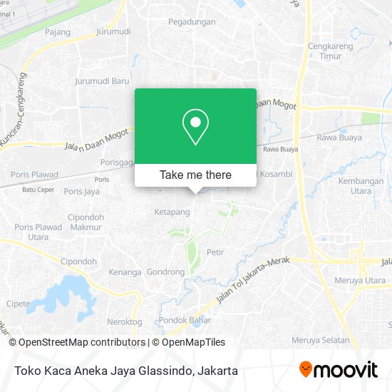 Toko Kaca Aneka Jaya Glassindo map