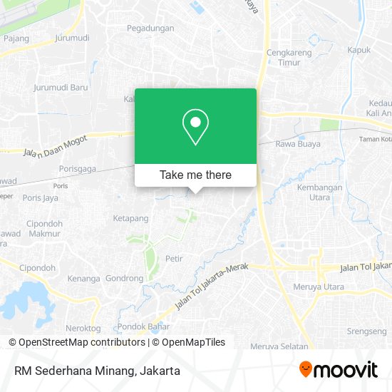 RM Sederhana Minang map