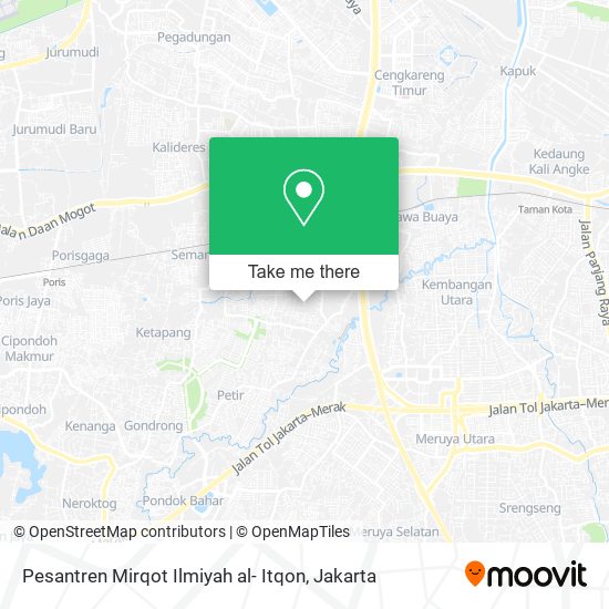 Pesantren Mirqot Ilmiyah al- Itqon map
