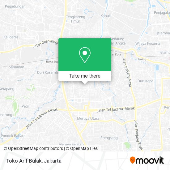 Toko Arif Bulak map