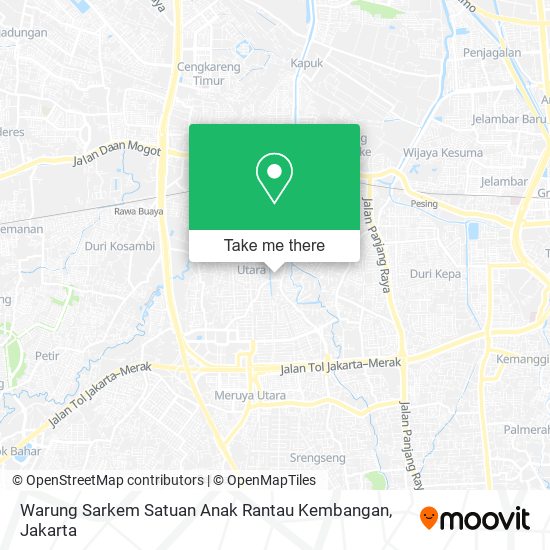 Warung Sarkem Satuan Anak Rantau Kembangan map