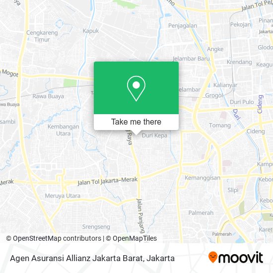 Agen Asuransi Allianz Jakarta Barat map