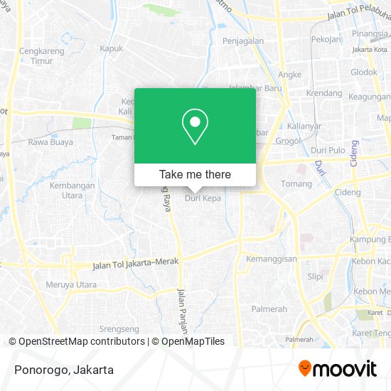 Ponorogo map