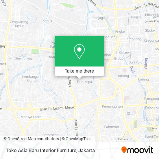 Toko Asia Baru Interior Furniture map