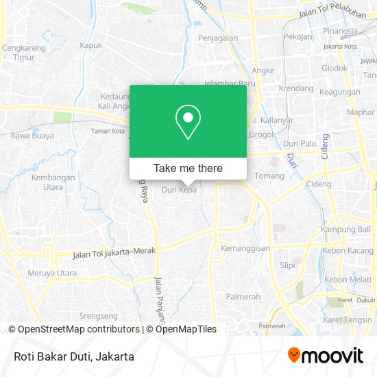 Roti Bakar Duti map