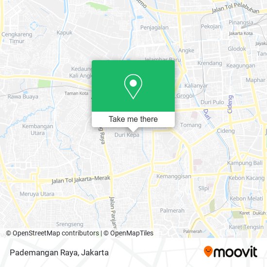 Pademangan Raya map