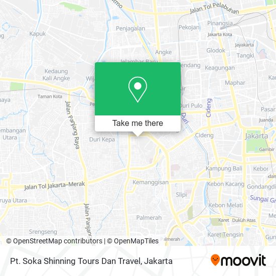 Pt. Soka Shinning Tours Dan Travel map