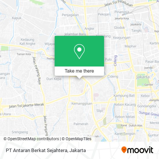 PT Antaran Berkat Sejahtera map