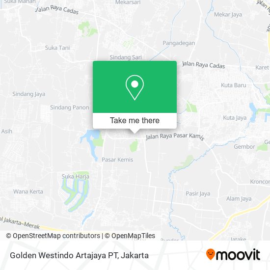 Golden Westindo Artajaya PT map