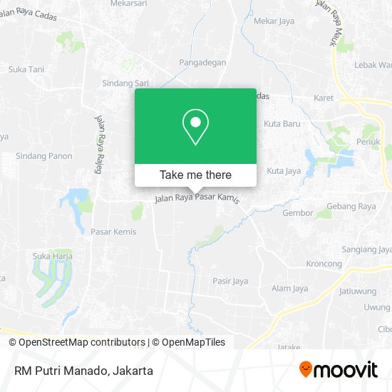 RM Putri Manado map