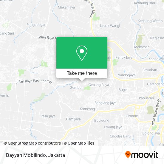 Bayyan Mobilindo map