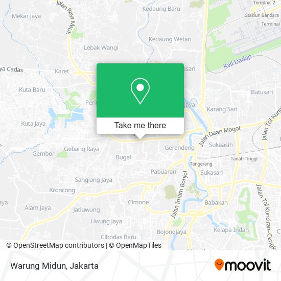 Warung Midun map