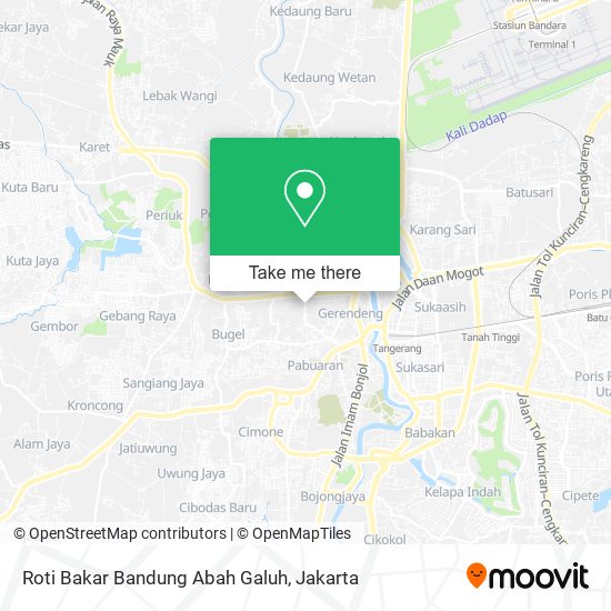 Roti Bakar Bandung Abah Galuh map