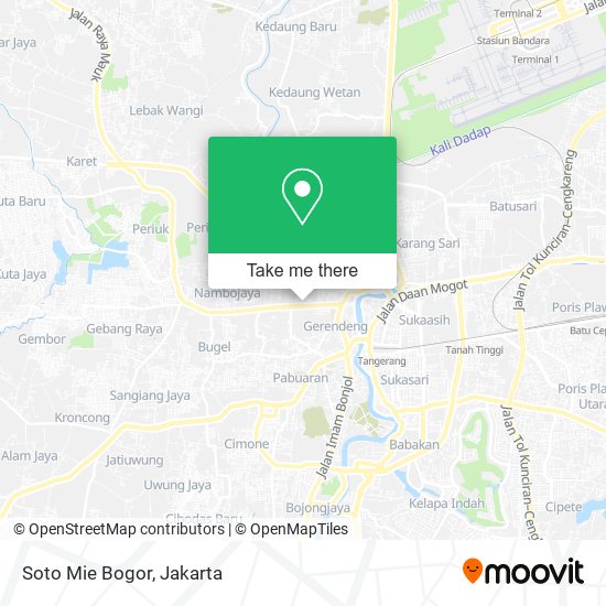 Soto Mie Bogor map