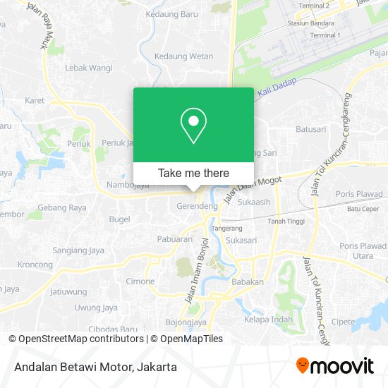 Andalan Betawi Motor map