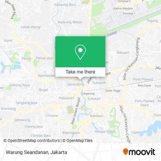 Warung Seandanan map