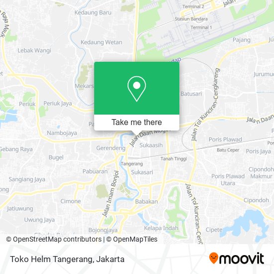 Toko Helm Tangerang map