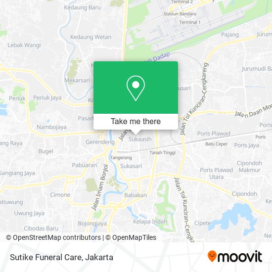 Sutike Funeral Care map